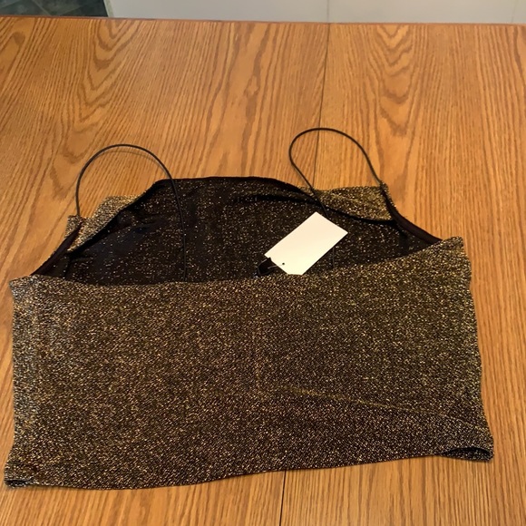 H & M Divided Sparkle Cropped Cami,  juniors L. - Picture 6 of 8